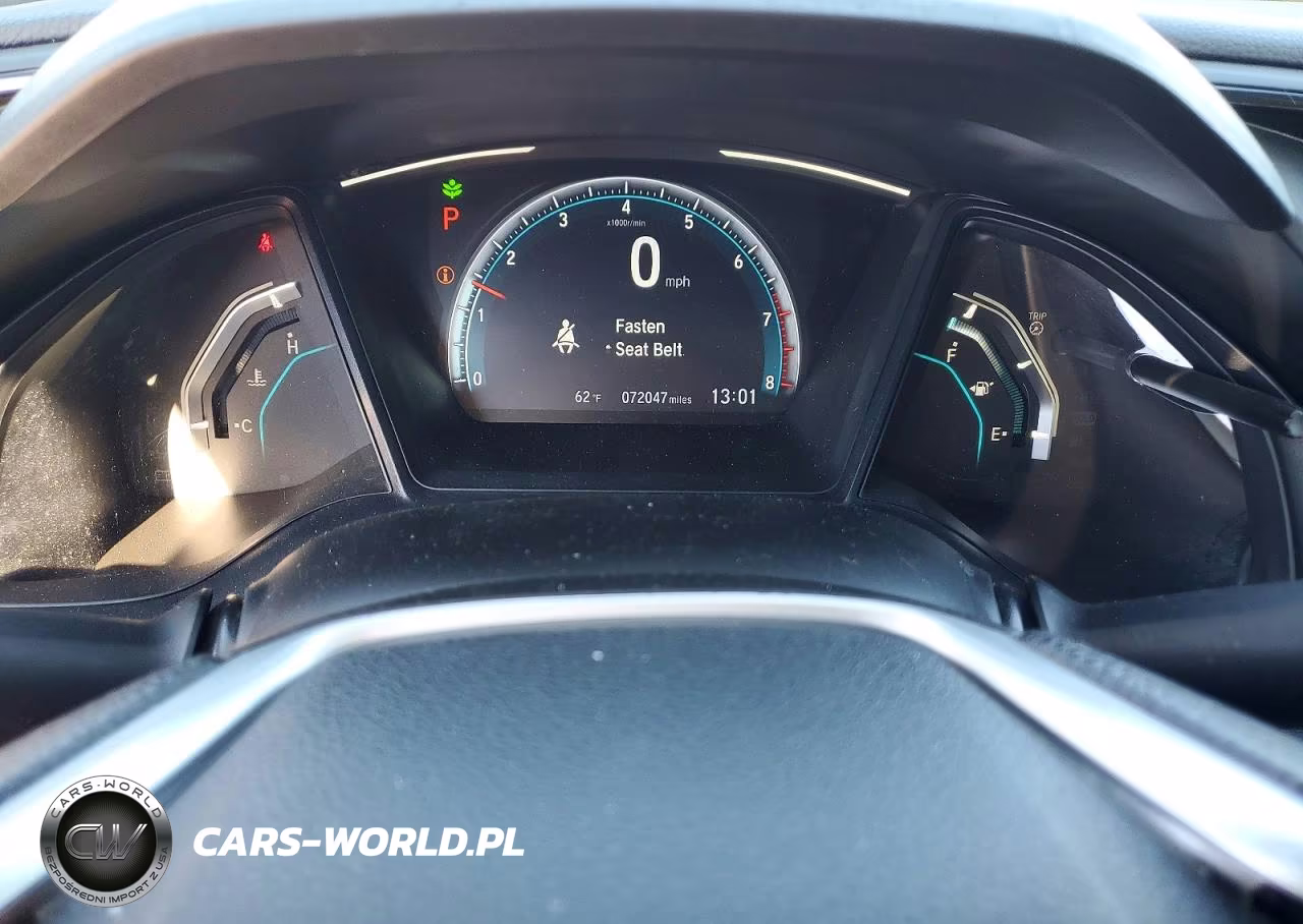 2019 Honda Civic Lx VIN:2HGFC2F62KH574754 - 9