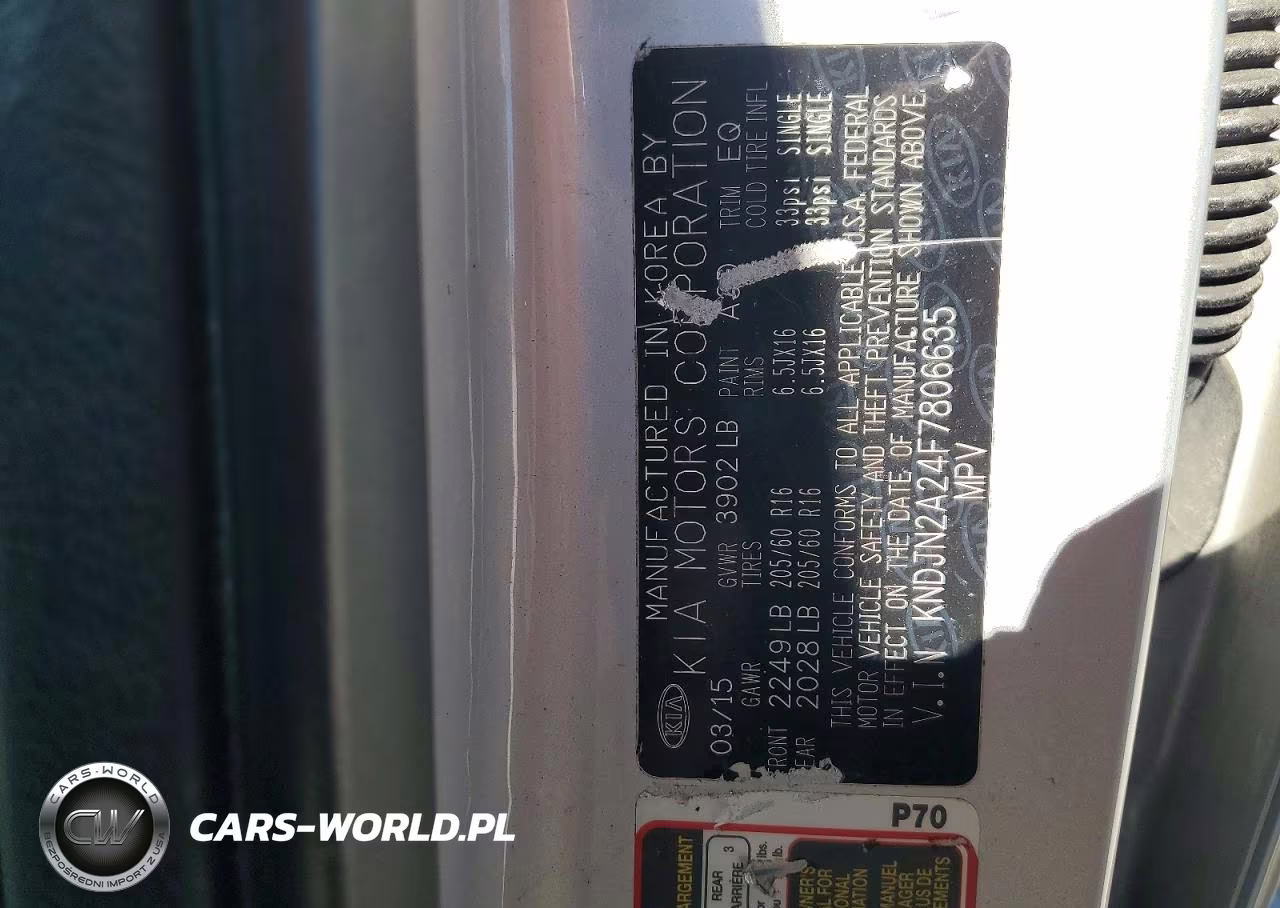2015 Kia Soul VIN:KNDJN2A24F7806635 - 12