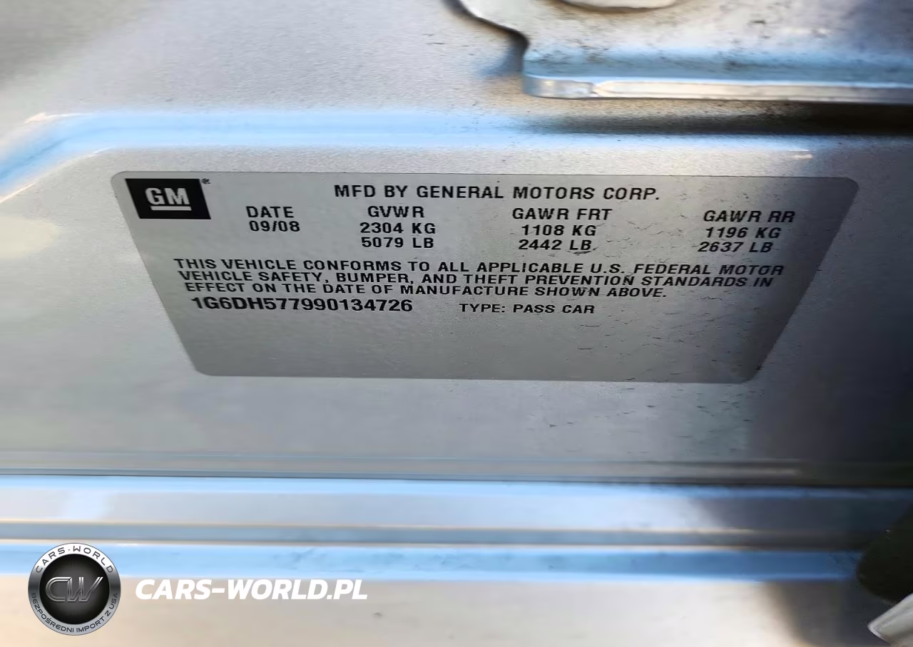 2009 Cadillac Cts VIN:1G6DH577990134726 - 12