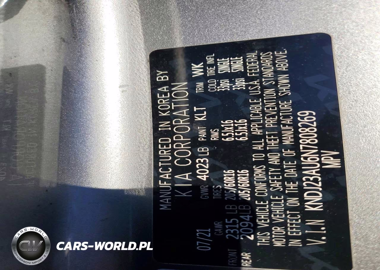 2022 Kia Soul Lx VIN:KNDJ23AU6N7808269 - 13
