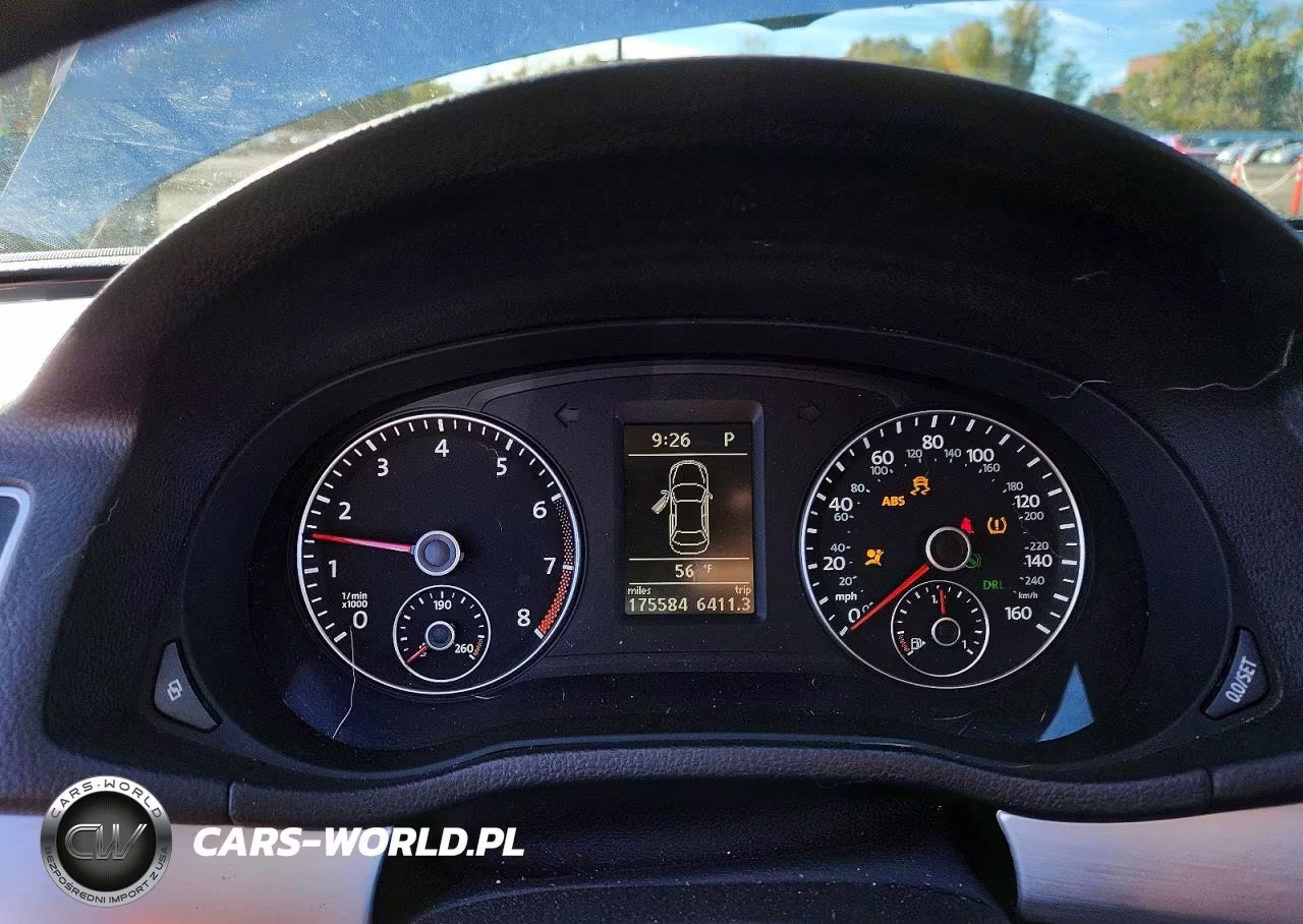 2012 Volkswagen Passat Se VIN:1VWBP7A30CC099134 - 9