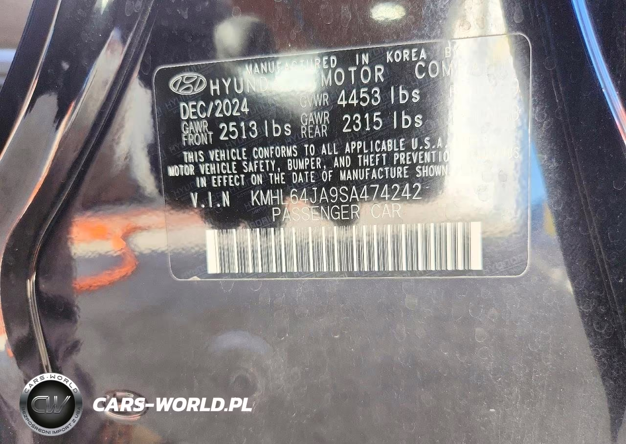 2025 Hyundai Sonata Sel VIN:KMHL64JA9SA474242 - 12