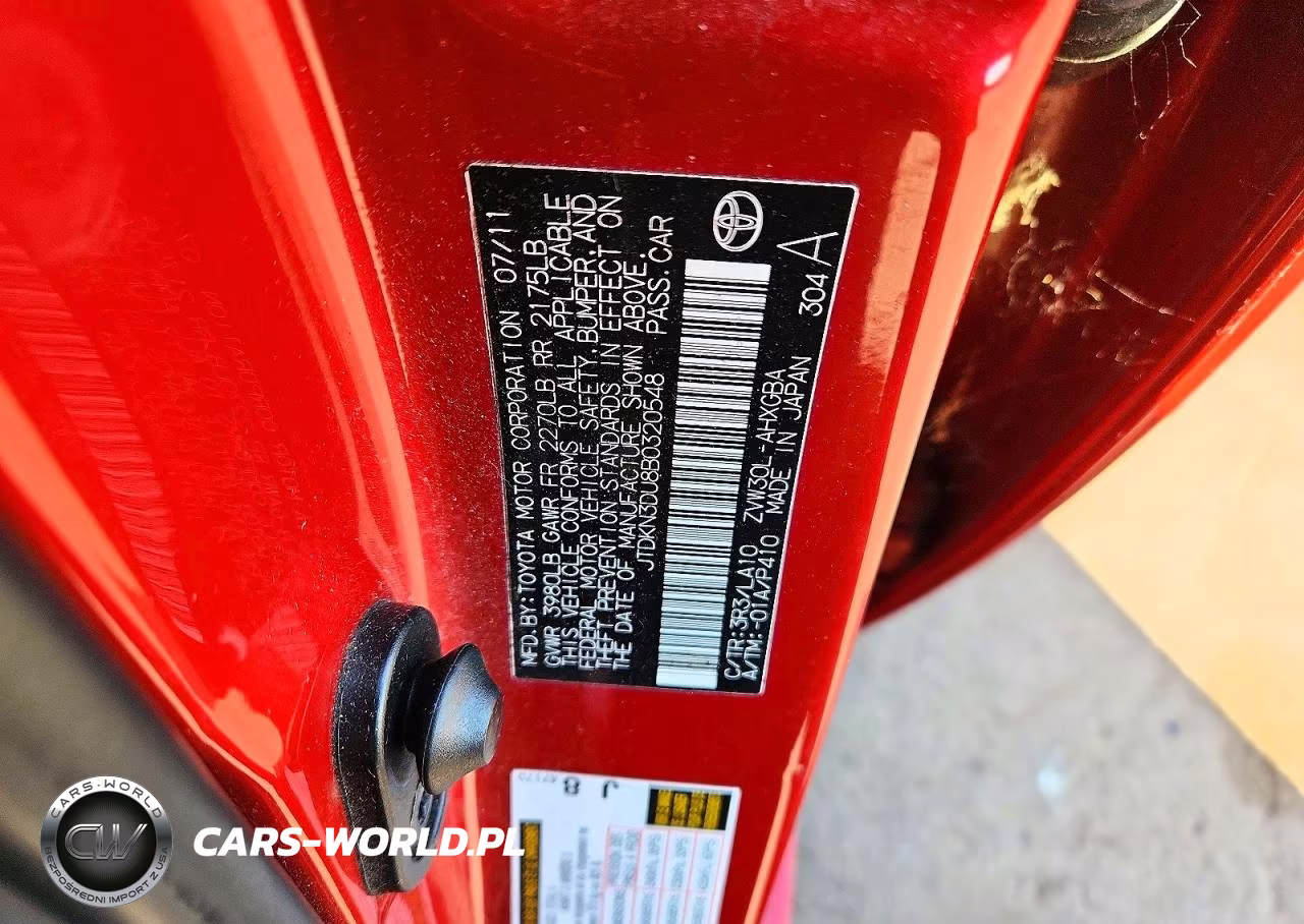 2011 Toyota Prius Four VIN:JTDKN3DU8B0320548 - 12