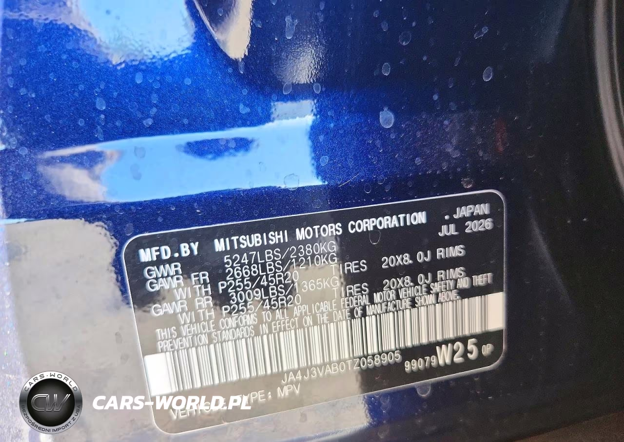 2026 Mitsubishi Outlander Se VIN:JA4J3VAB0TZ058905 - 13