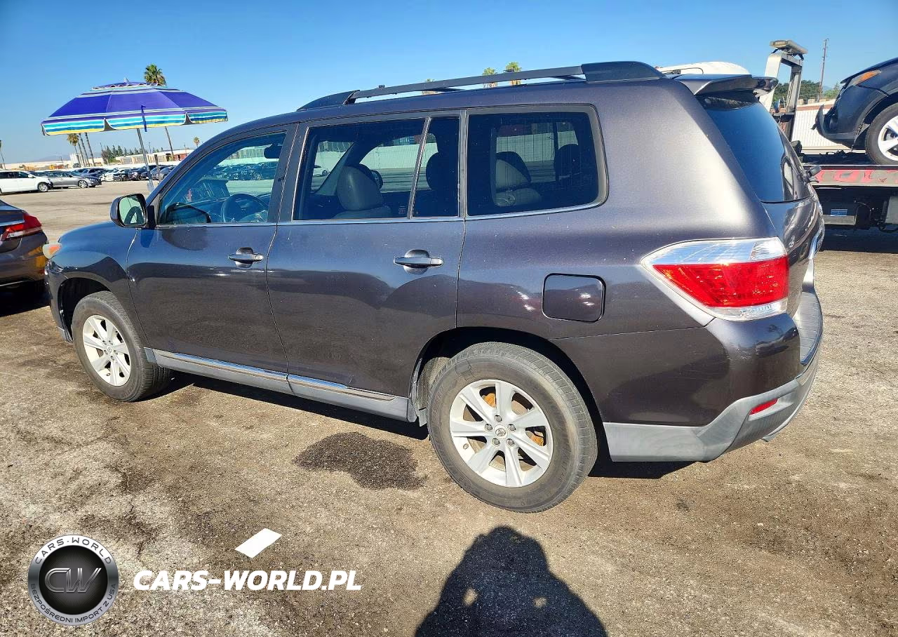 2013 Toyota Highlander Se VIN:5TDZK3EH7DS092194 - 2