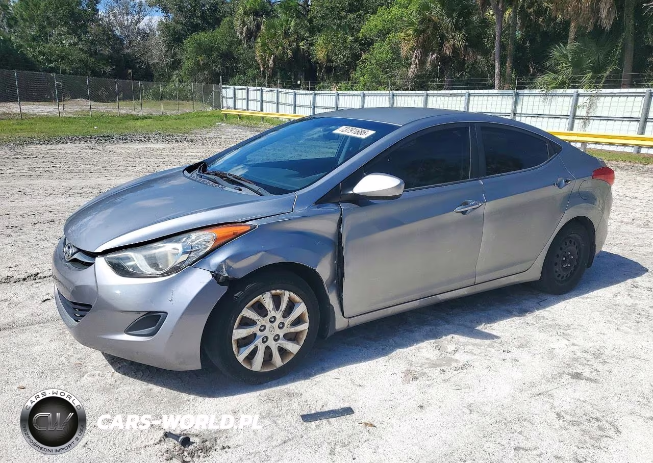 2012 Hyundai Elantra Gls VIN:KMHDH4AE9CU311608 - 1