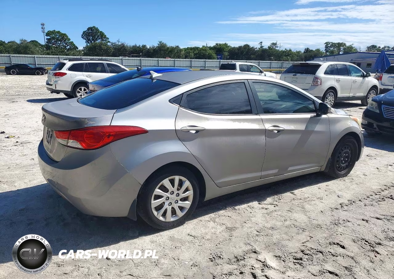 2012 Hyundai Elantra Gls VIN:KMHDH4AE9CU311608 - 3