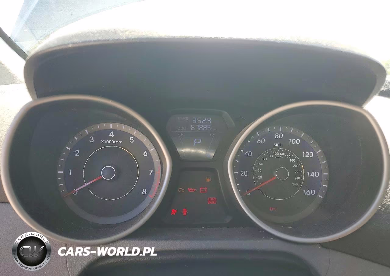 2012 Hyundai Elantra Gls VIN:KMHDH4AE9CU311608 - 9