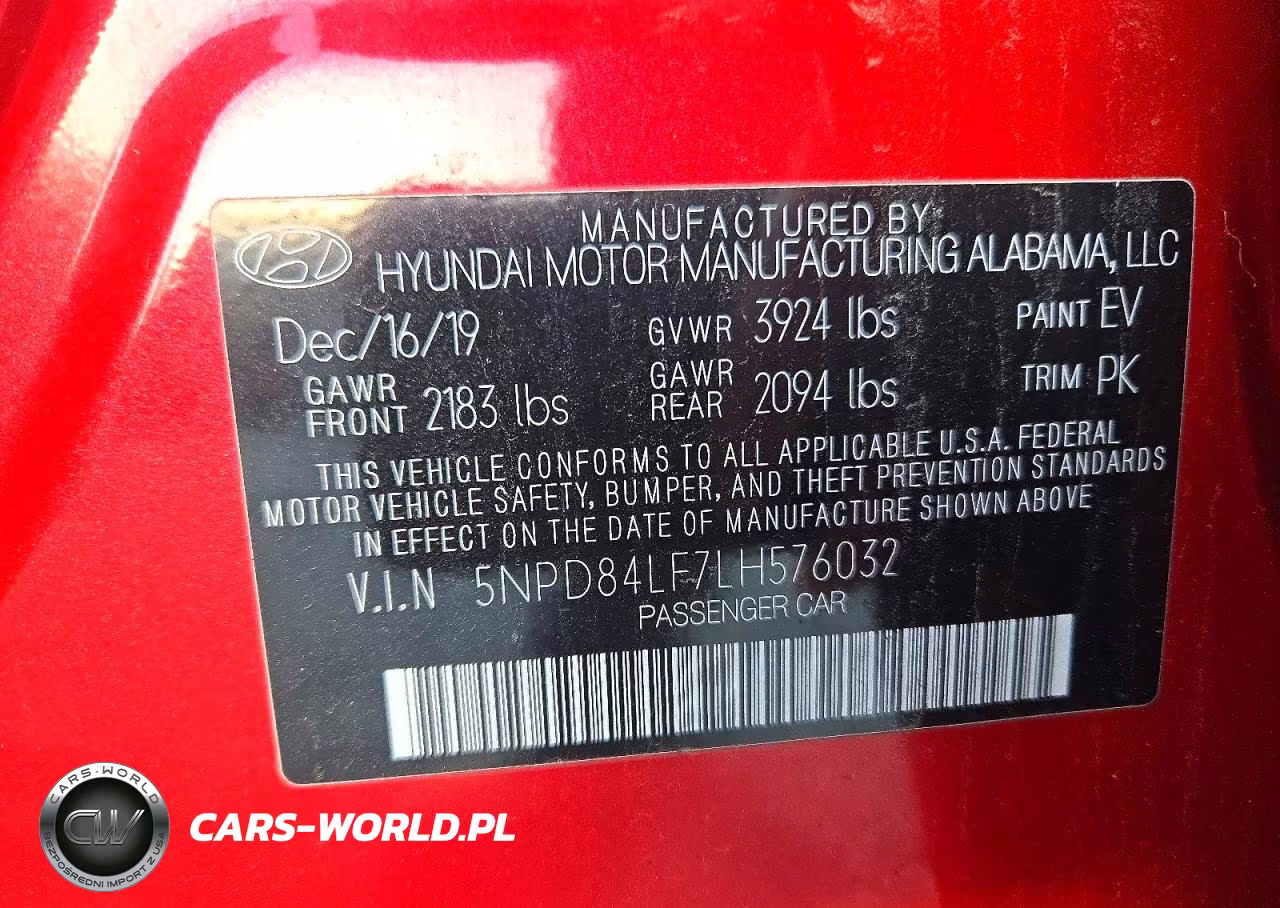2020 Hyundai Elantra Sel VIN:5NPD84LF7LH576032 - 13