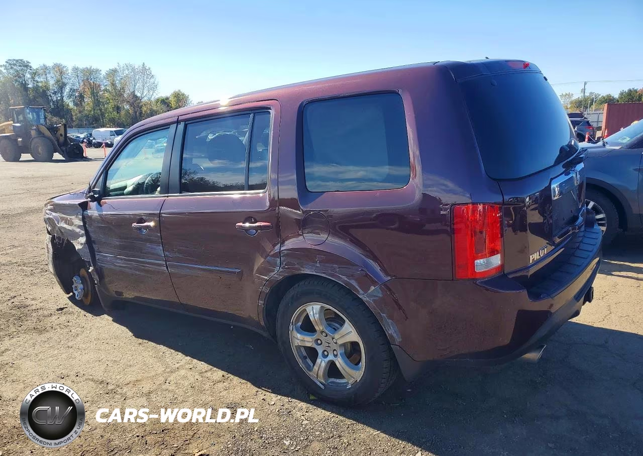 2015 Honda Pilot Exl VIN:5FNYF4H59FB045439 - 2