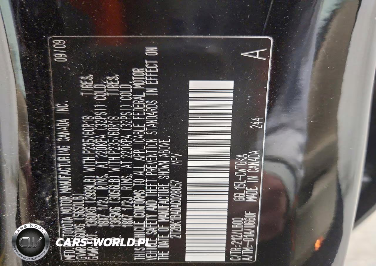 2010 Lexus Rx 350 VIN:2T2BK1BA0AC028057 - 14