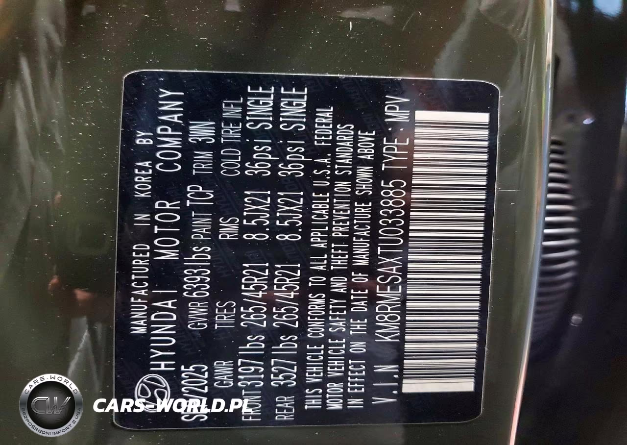 2026 Hyundai Palisade Calligraphy VIN:KM8RMESAXTU033885 - 14