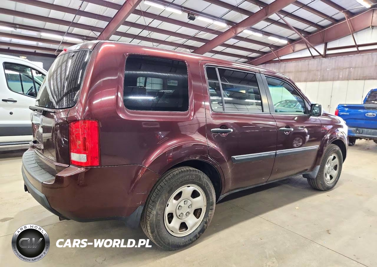 2009 Honda Pilot Lx VIN:5FNYF48239B054843 - 3