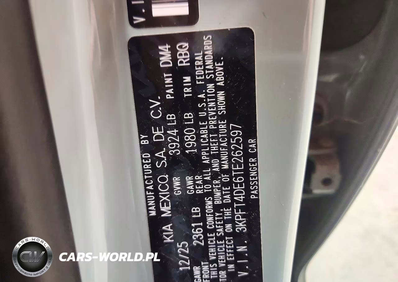 2026 Kia K4 Lxs VIN:3KPFT4DE6TE262597 - 12