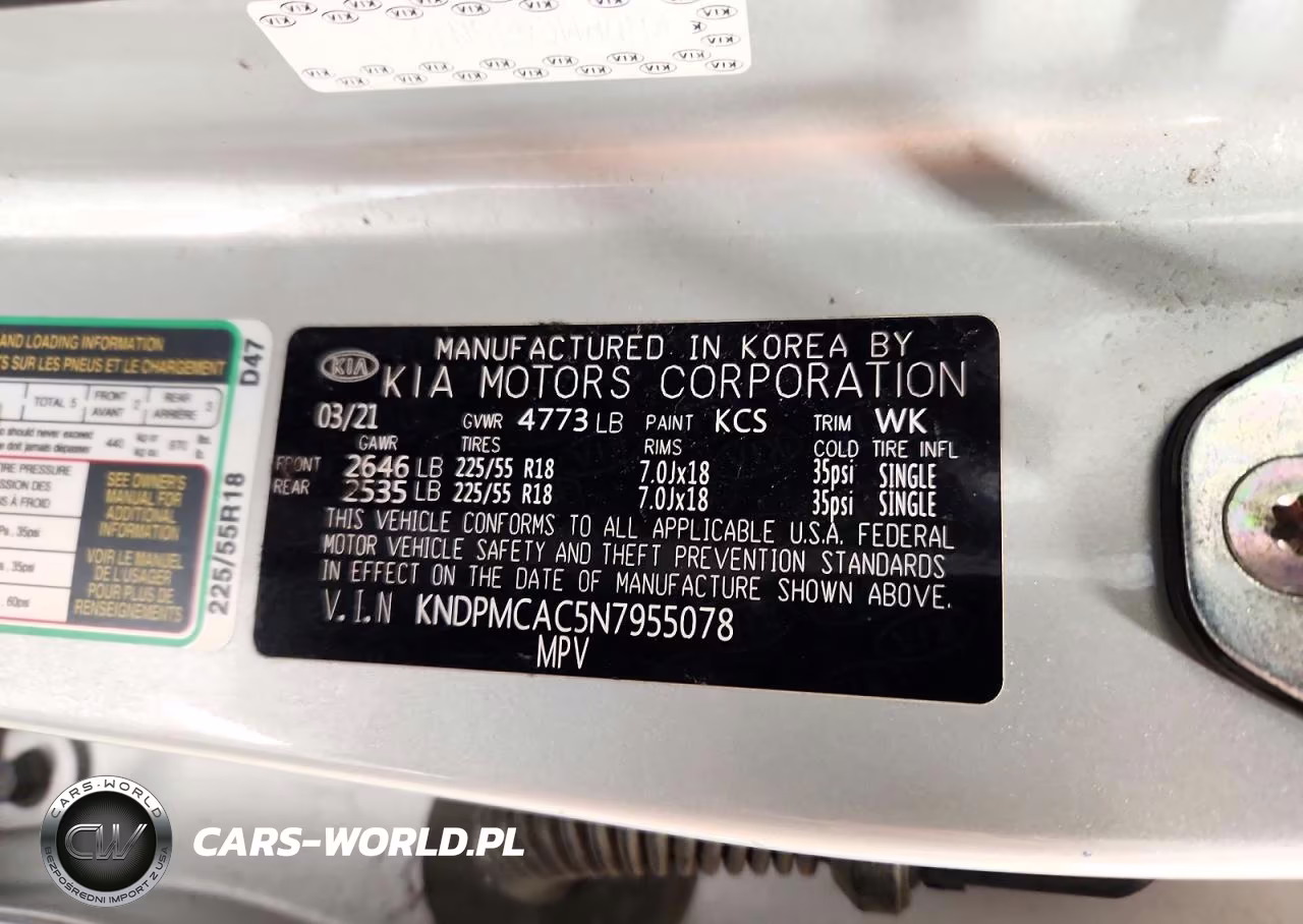 2022 Kia Sportage Lx VIN:KNDPMCAC5N7955078 - 13