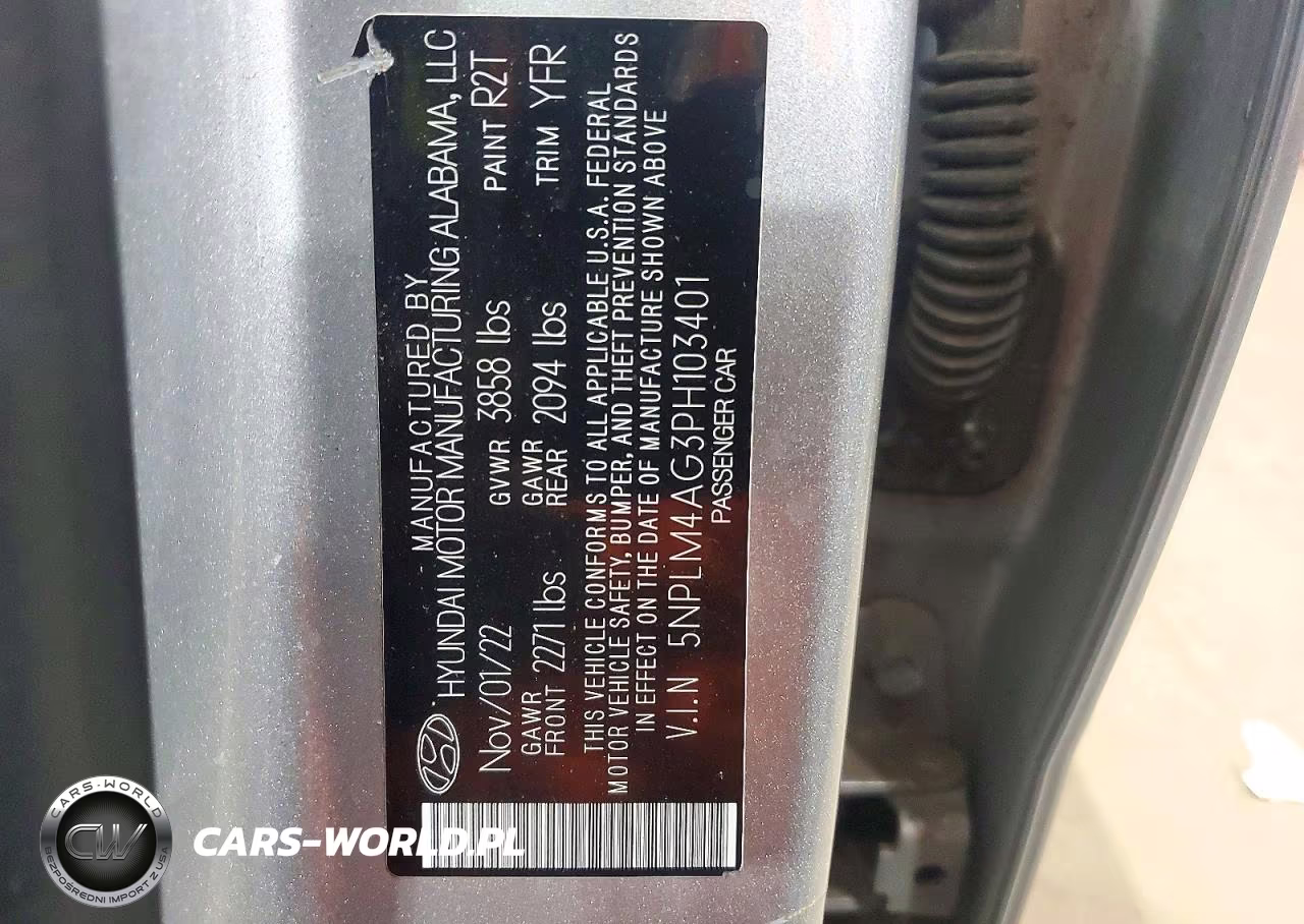 2023 Hyundai Elantra Sel VIN:5NPLM4AG3PH103401 - 12