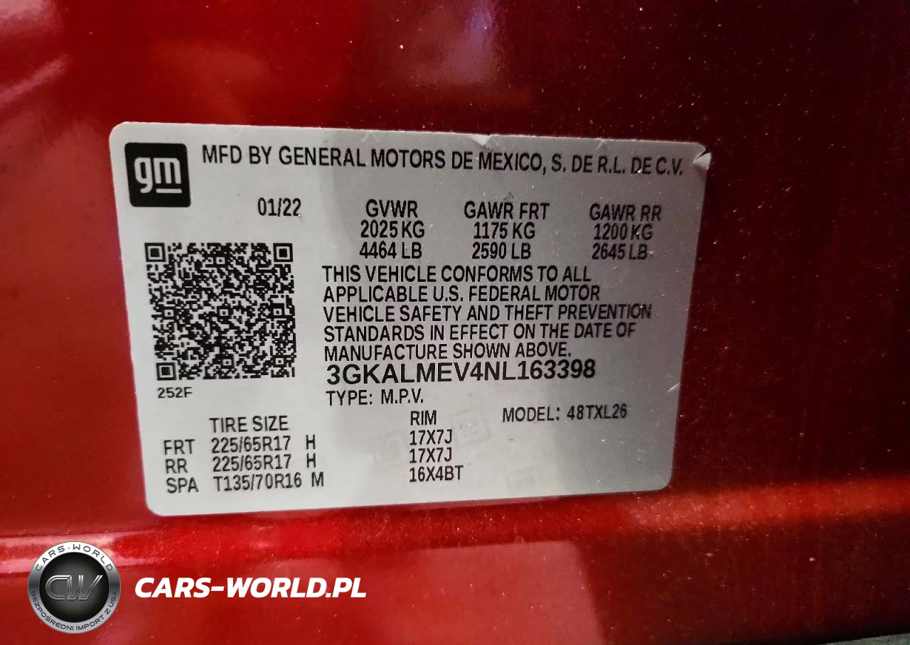 2022 GMC Terrain Fwd Sle VIN:3GKALMEV4NL163398 - 13