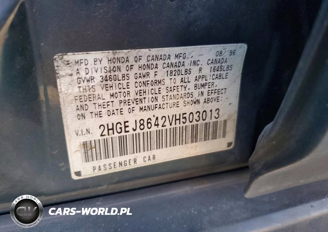 1997 Honda Civic Ex VIN:2HGEJ8642VH503013 - 12