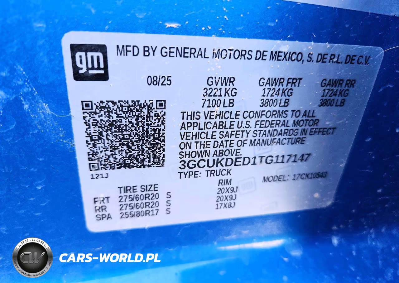 2026 Chevrolet Silverado K1500 Lt VIN:3GCUKDED1TG117147 - 12