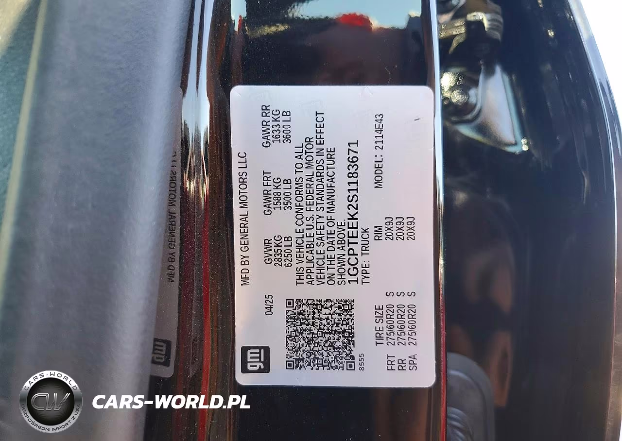 2025 Chevrolet Colorado Trail Boss VIN:1GCPTEEK2S1183671 - 12