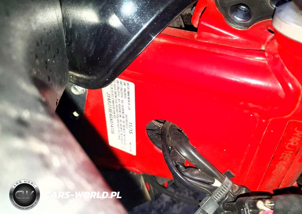 2016 Yamaha Fz6 R VIN:JYARJ18E4GA014736 - 9