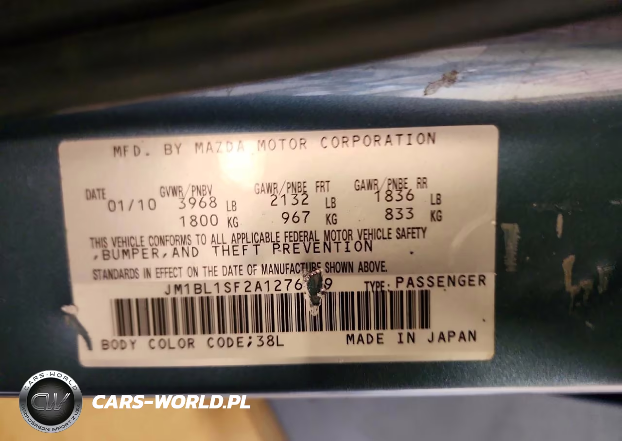 2010 Mazda 3 I VIN:JM1BL1SF2A1276859 - 12