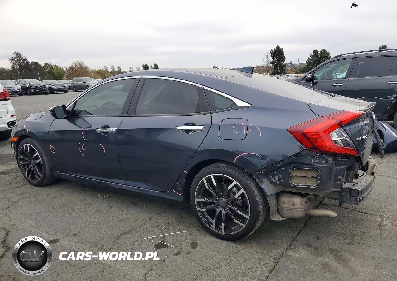 2019 Honda Civic Touring VIN:JHMFC1F91KX003026 - 2