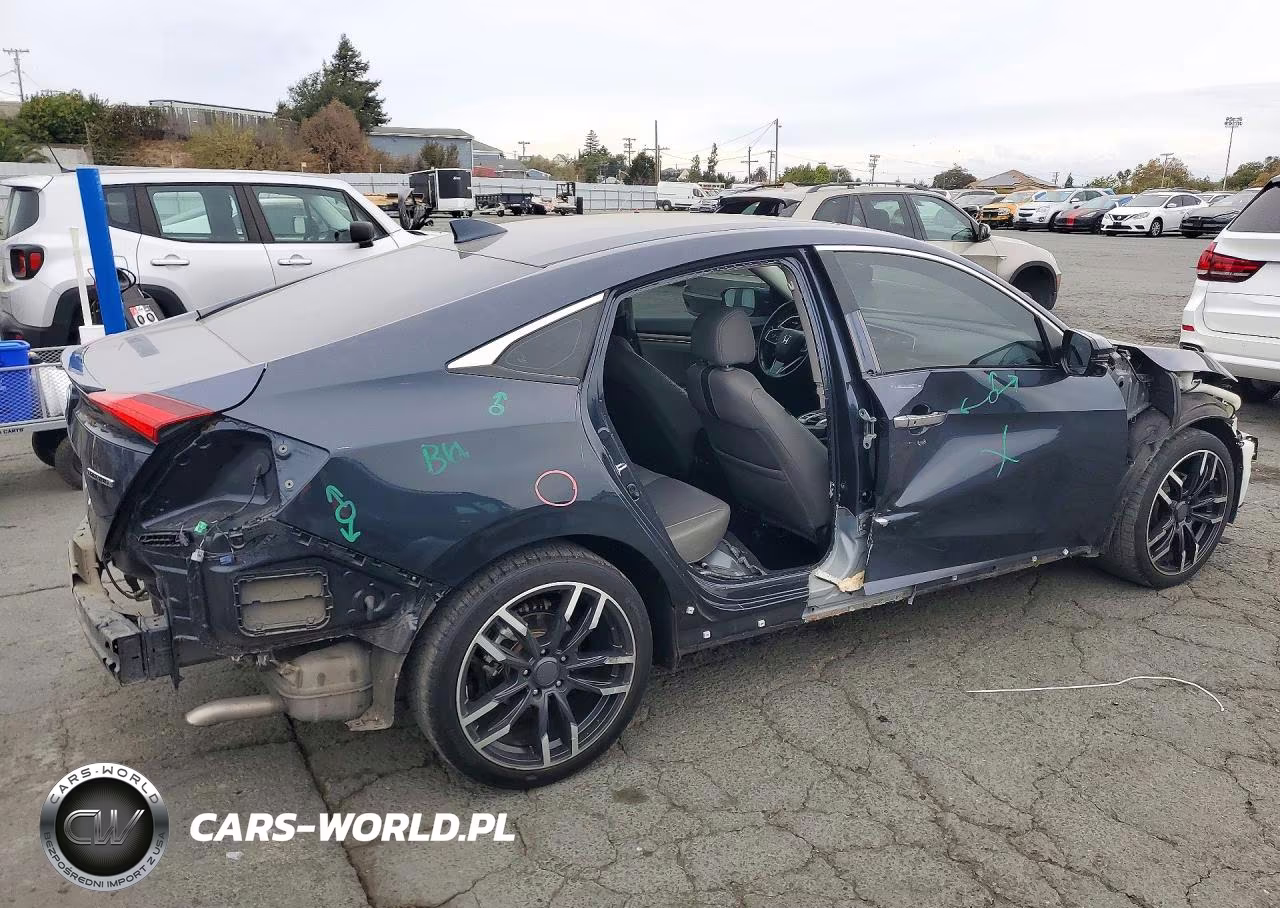 2019 Honda Civic Touring VIN:JHMFC1F91KX003026 - 3