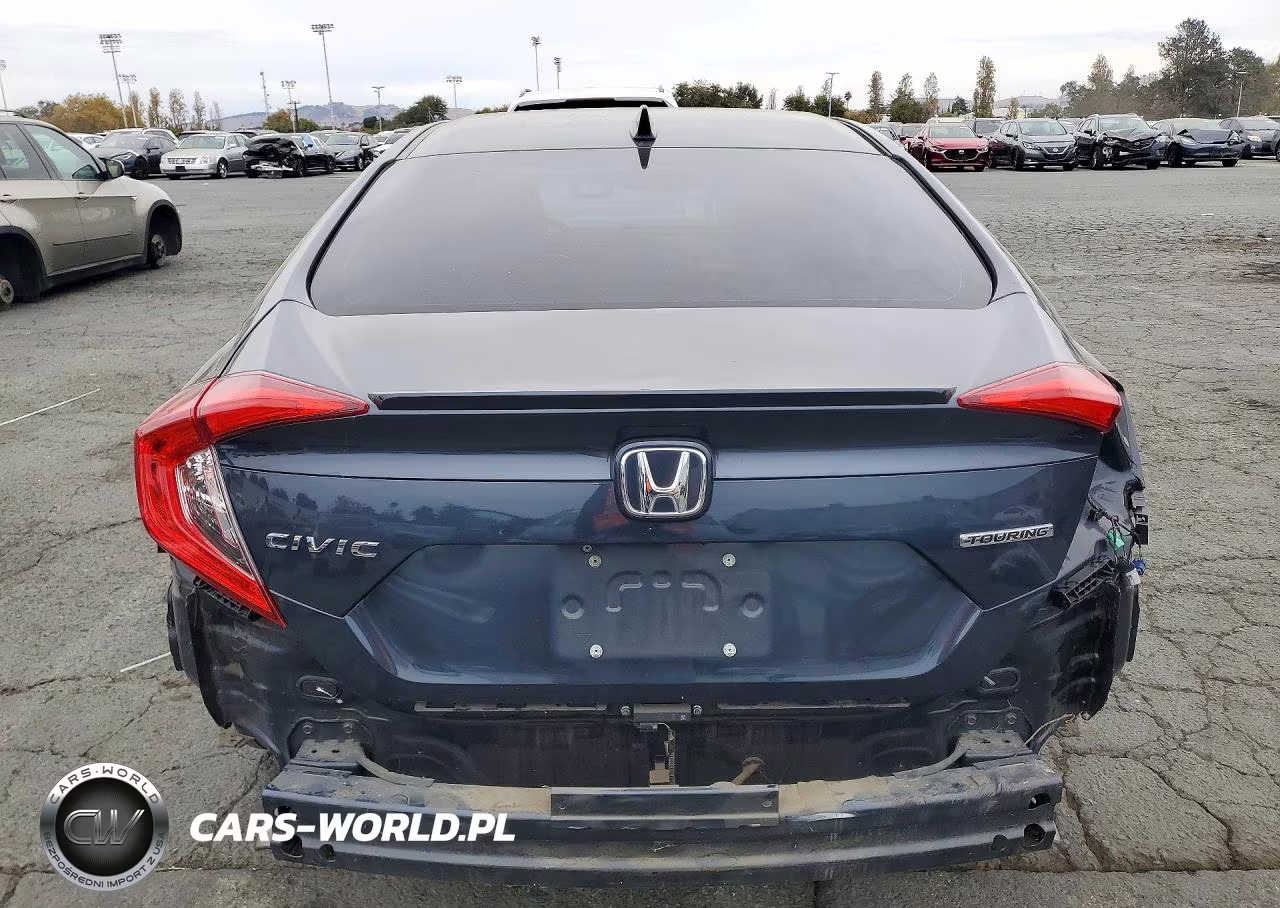 2019 Honda Civic Touring VIN:JHMFC1F91KX003026 - 6