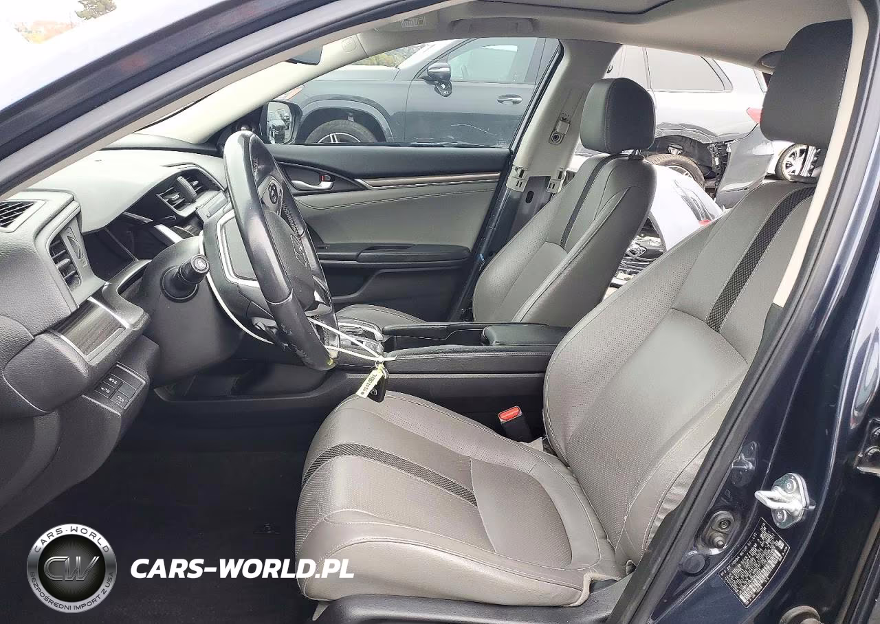 2019 Honda Civic Touring VIN:JHMFC1F91KX003026 - 7
