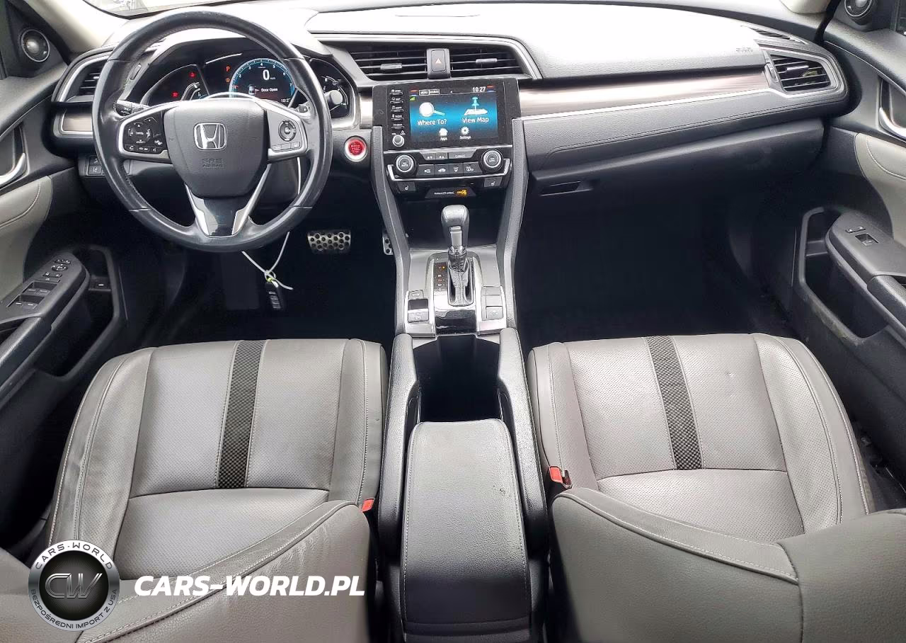 2019 Honda Civic Touring VIN:JHMFC1F91KX003026 - 8