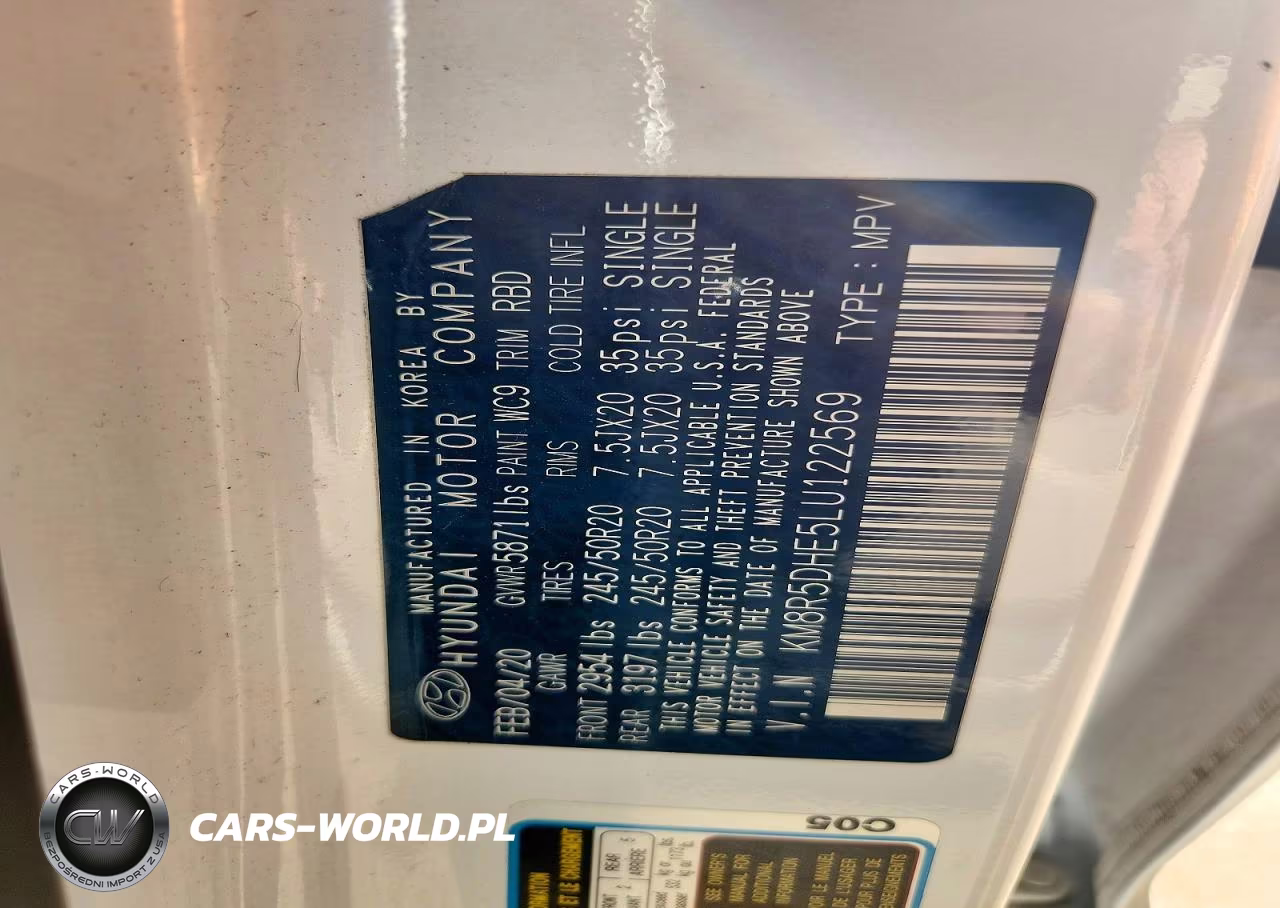 2020 Hyundai Palisade Limited VIN:KM8R5DHE5LU122569 - 13