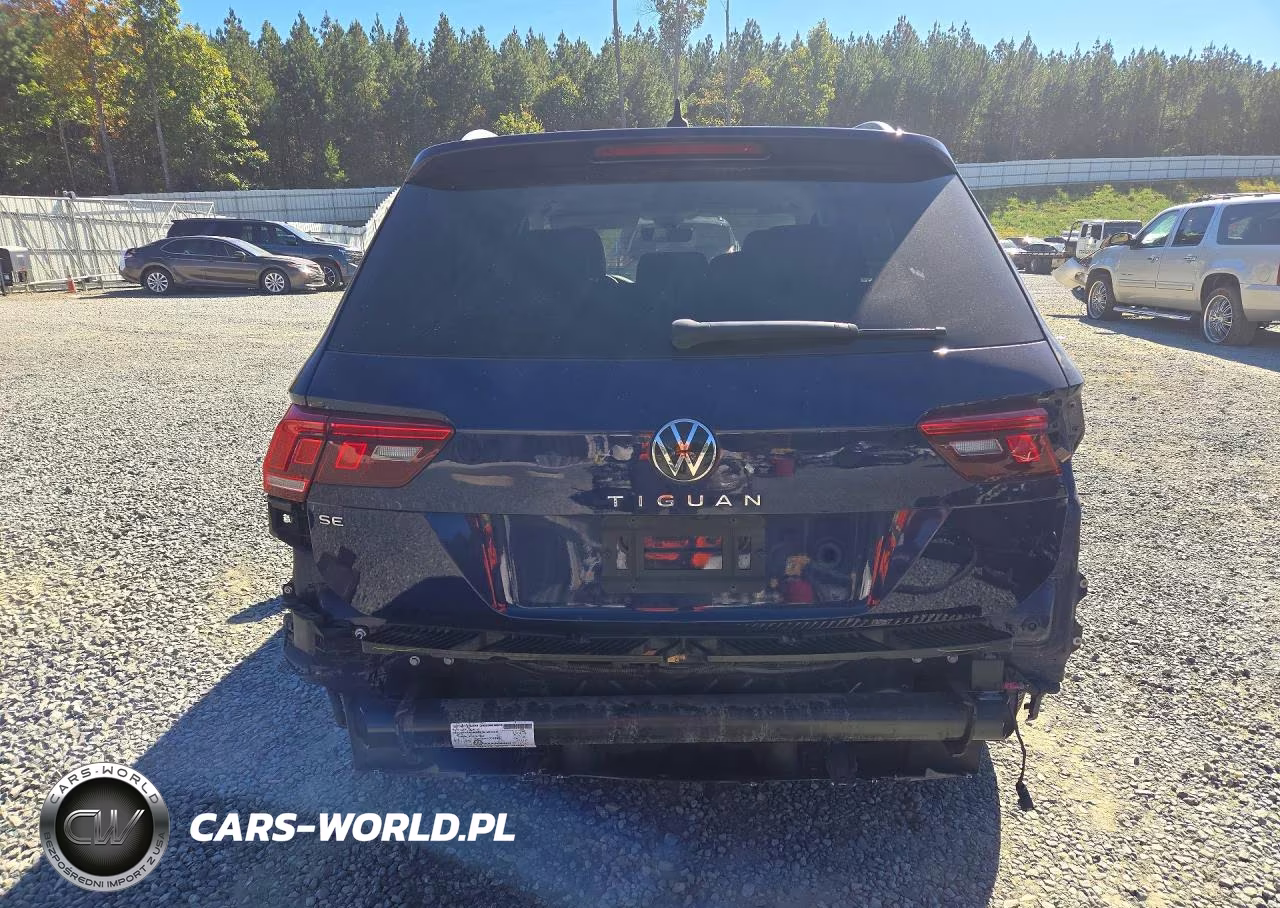 2022 Volkswagen Tiguan Se VIN:3VV3B7AX0NM102805 - 6