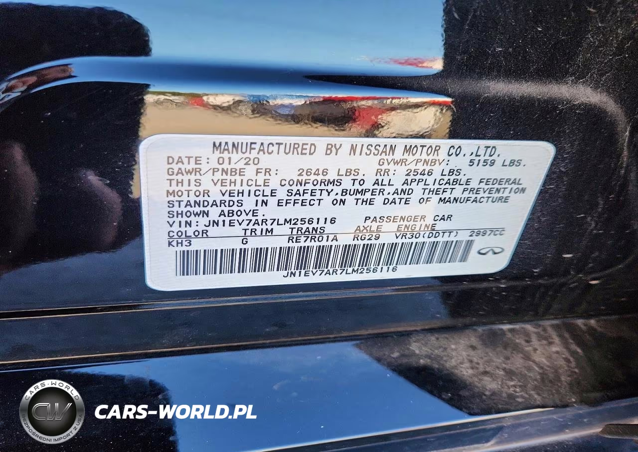 2020 Infiniti Q50 Luxe Awd VIN:JN1EV7AR7LM256116 - 12