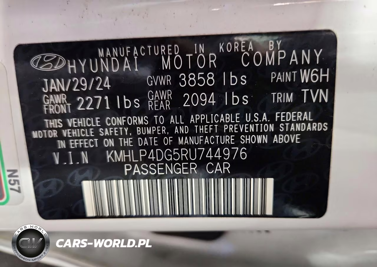 2024 Hyundai Elantra Limited VIN:KMHLP4DG5RU744976 - 13