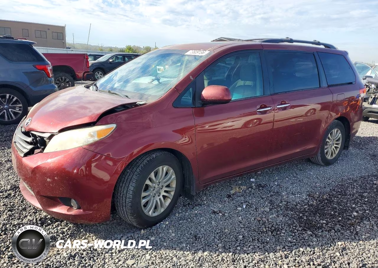 2014 Toyota Sienna Xle 8-Passenger VIN:5TDYK3DC1ES433043 - 1