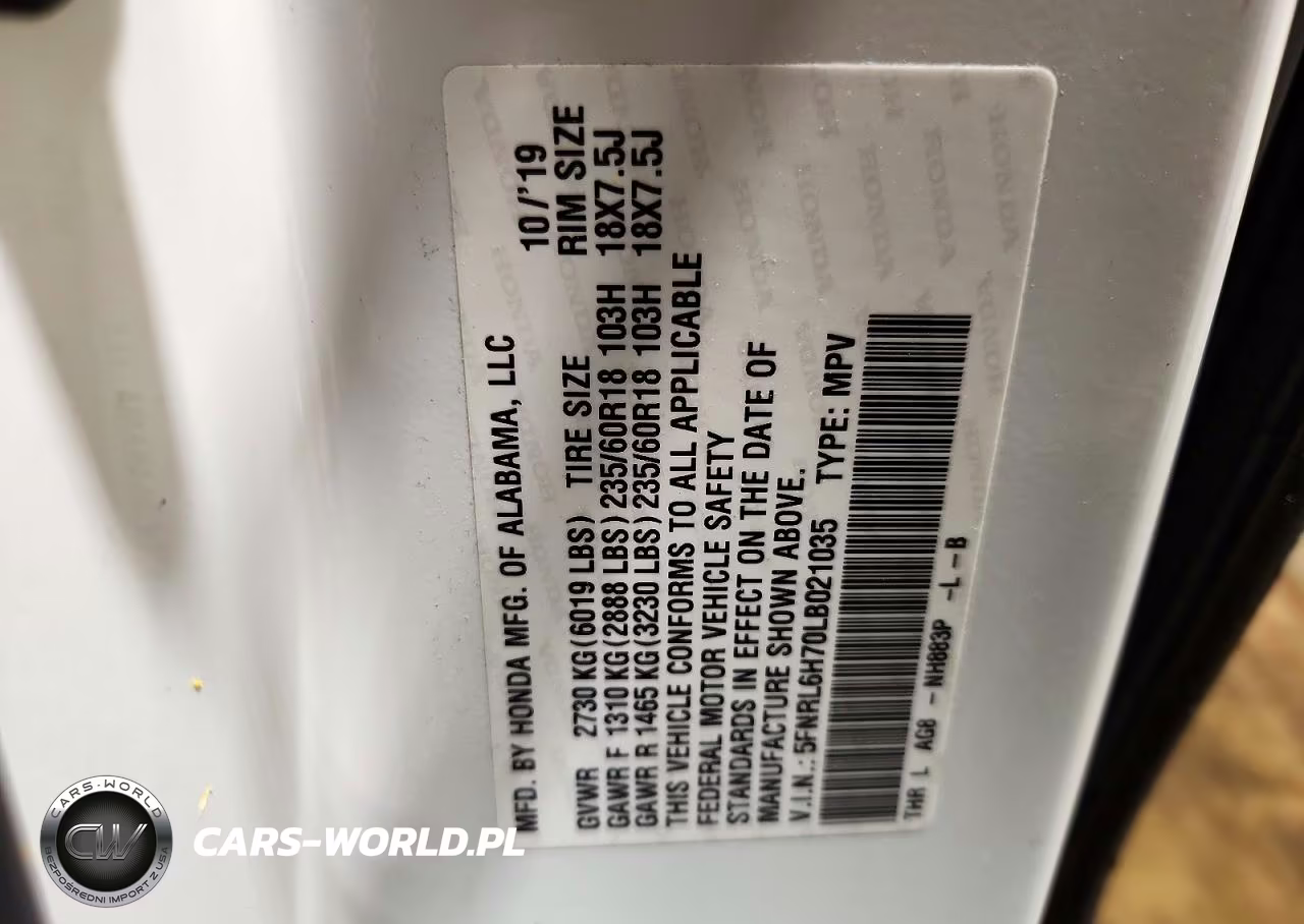 2020 Honda Odyssey Exl VIN:5FNRL6H70LB021035 - 14