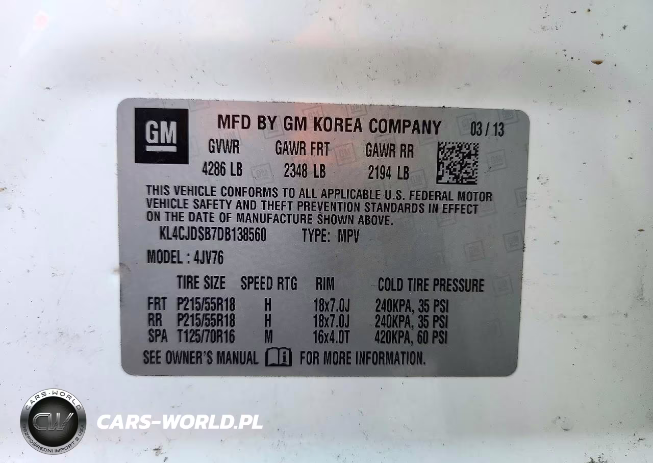 2013 Buick Encore Premium VIN:KL4CJDSB7DB138560 - 14