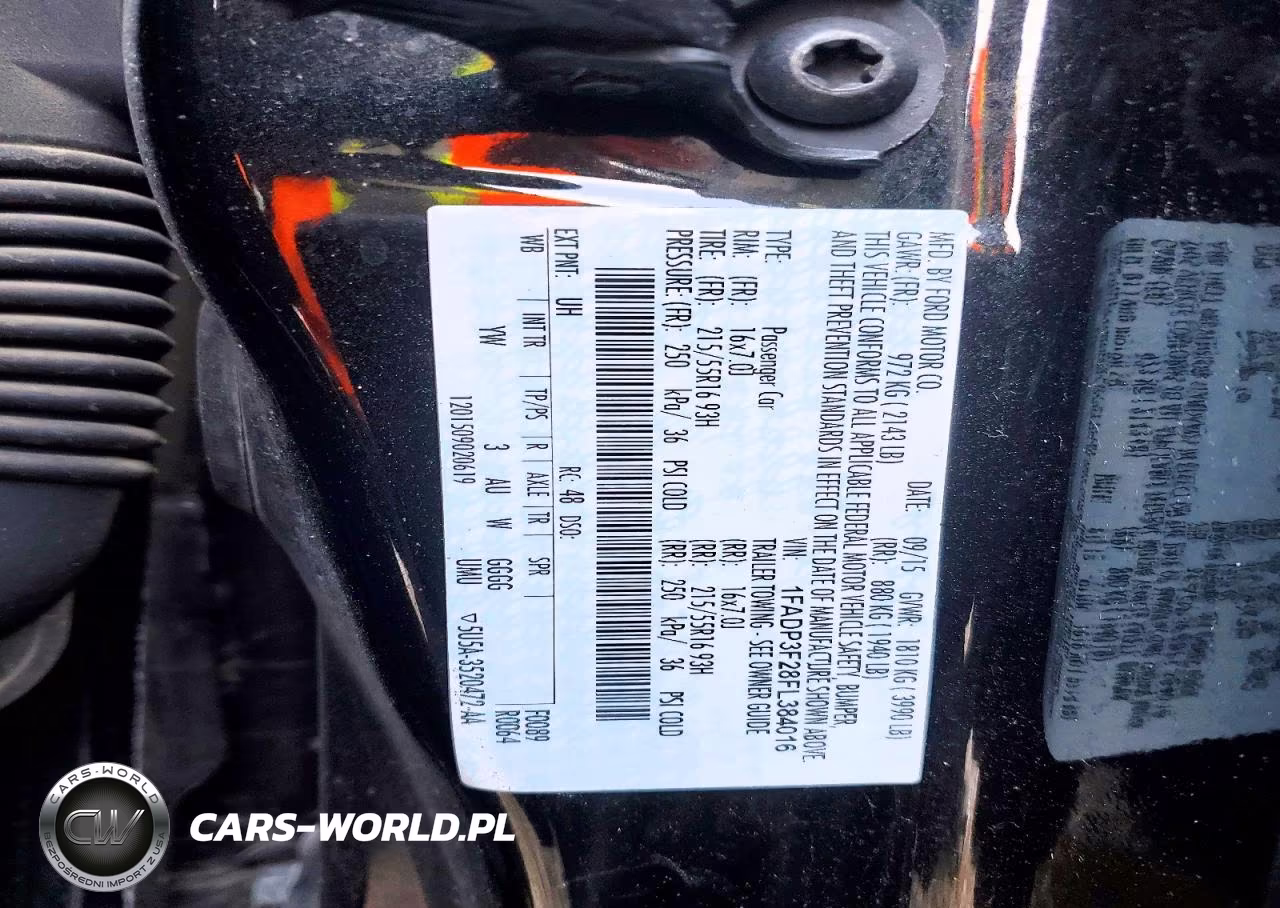 2015 Ford Focus Se VIN:1FADP3F28FL384016 - 12