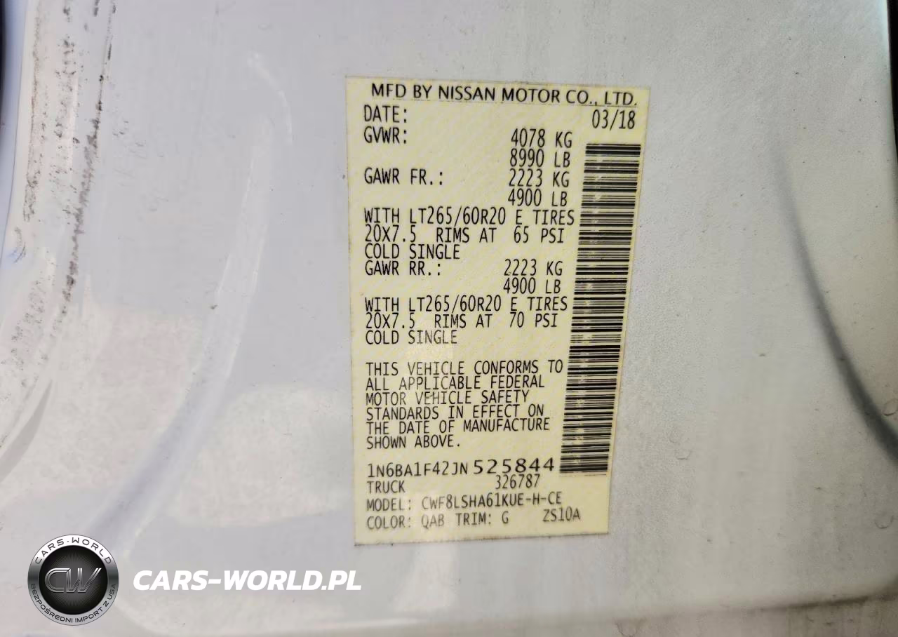 2018 Nissan Titan Xd Sv VIN:1N6BA1F42JN525844 - 13