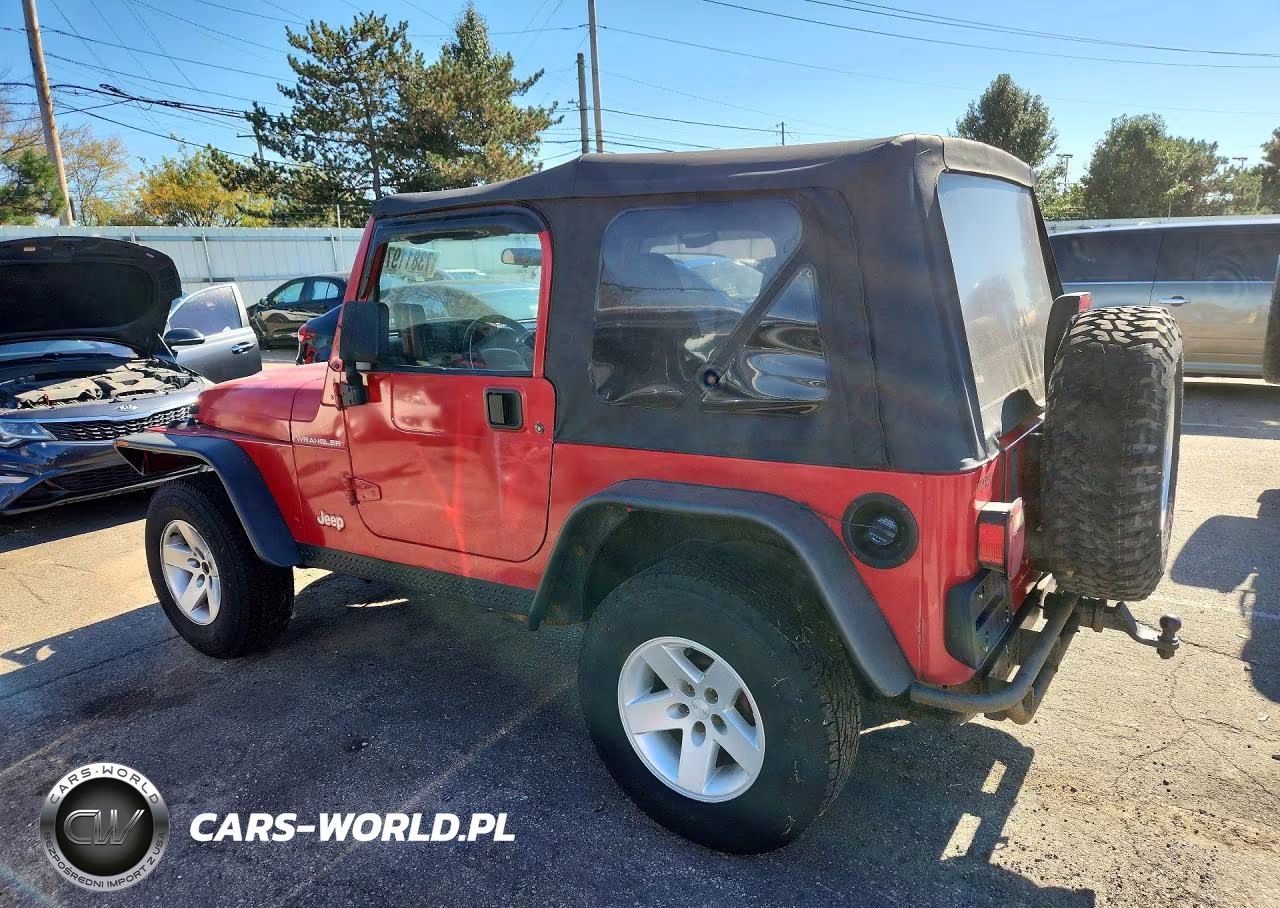 2002 Jeep Wrangler - Tj Se VIN:1J4FA29P92P751878 - 2