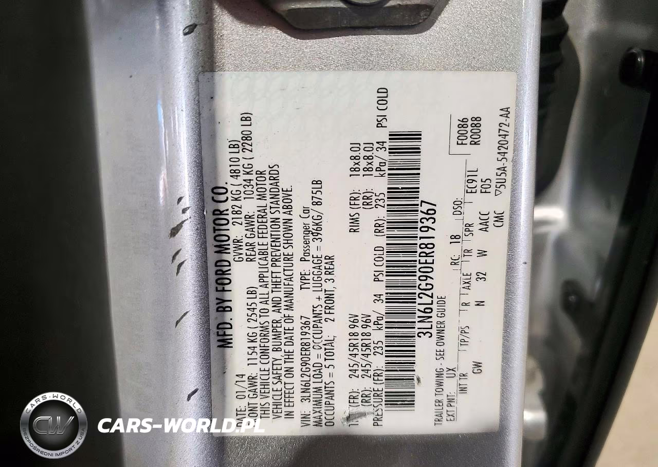 2014 Lincoln Mkz VIN:3LN6L2G90ER819367 - 13