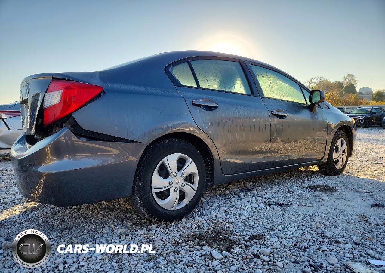 2012 Honda Civic Lx VIN:19XFB2F55CE100335 - 3
