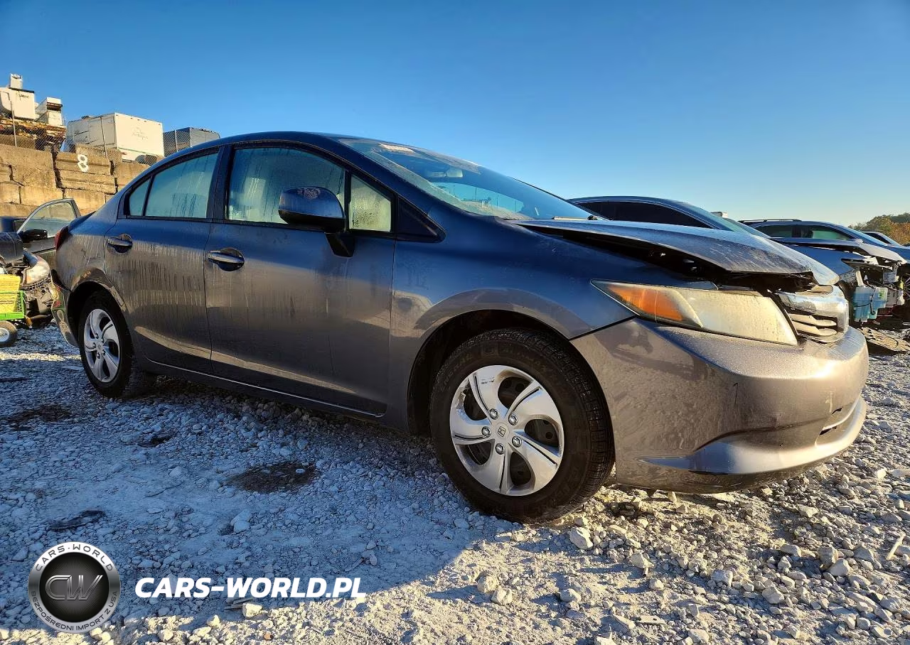 2012 Honda Civic Lx VIN:19XFB2F55CE100335 - 4