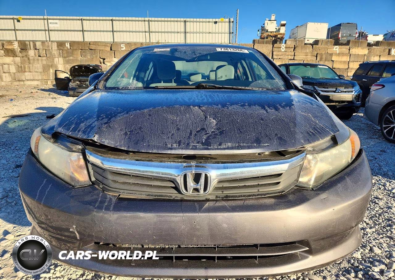 2012 Honda Civic Lx VIN:19XFB2F55CE100335 - 5