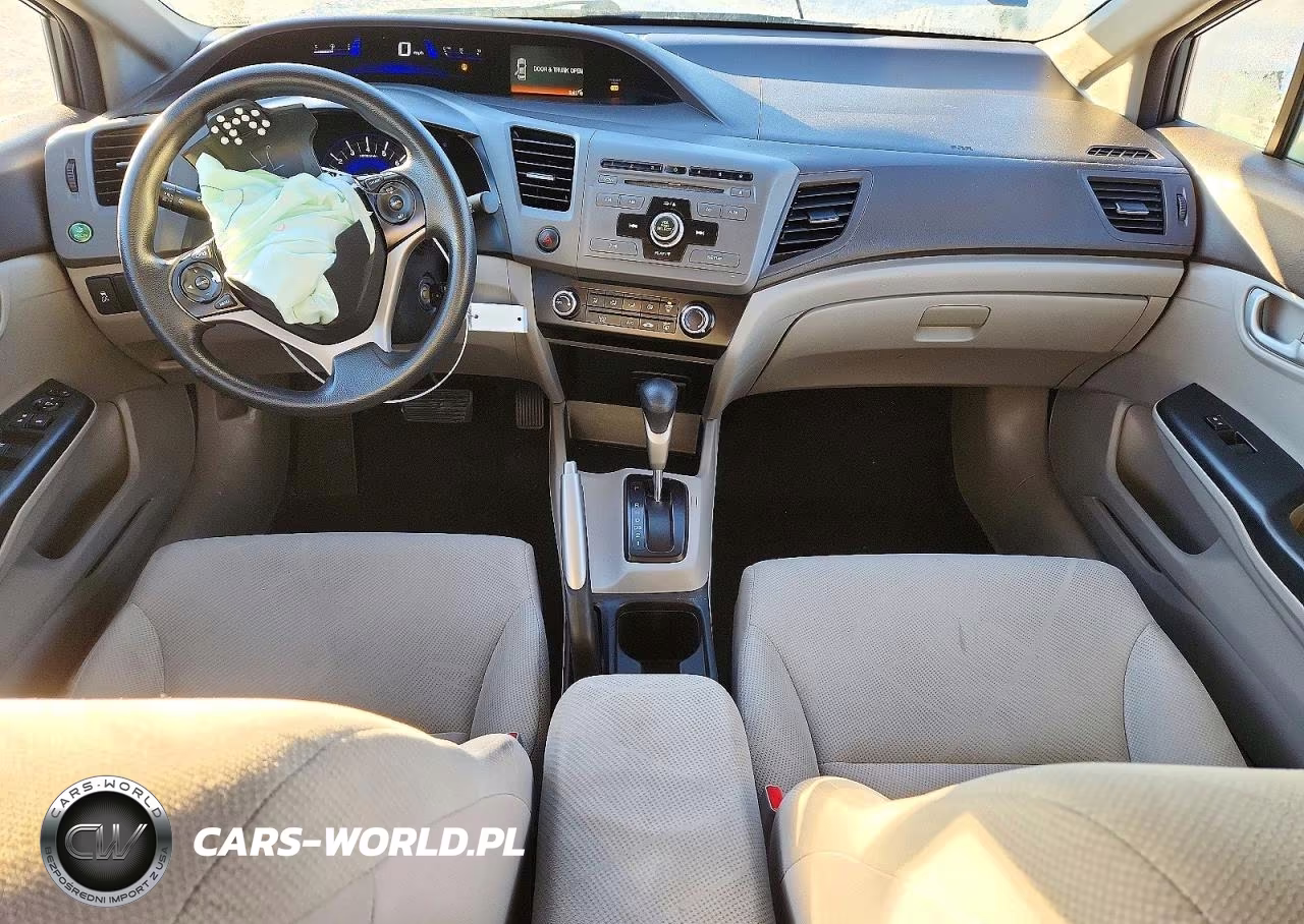 2012 Honda Civic Lx VIN:19XFB2F55CE100335 - 8