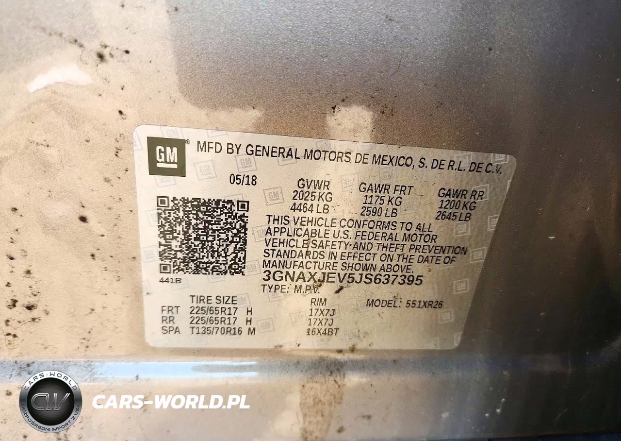 2018 Chevrolet Equinox Lt VIN:3GNAXJEV5JS637395 - 13