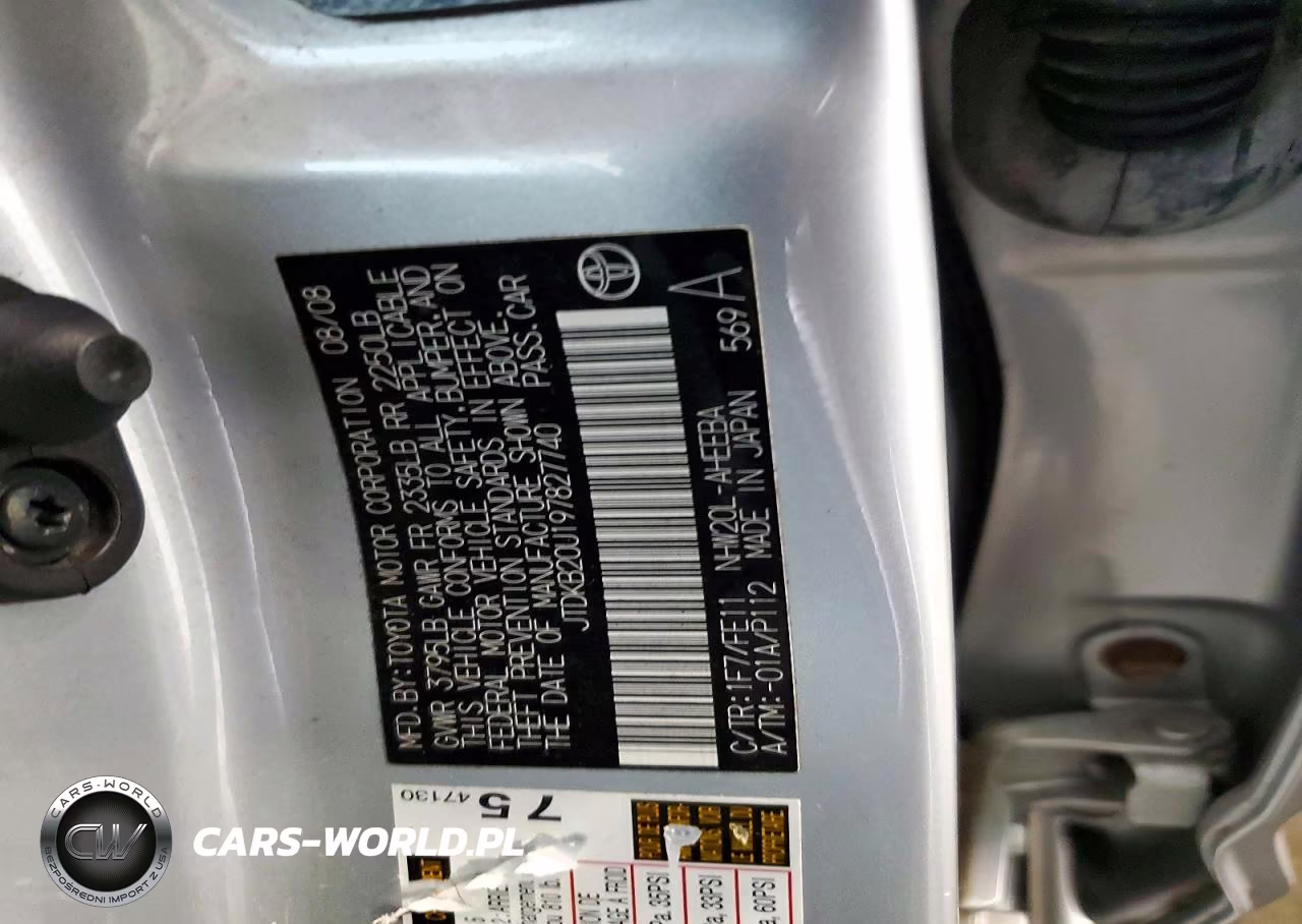 2009 Toyota Prius Base VIN:JTDKB20U197827740 - 13