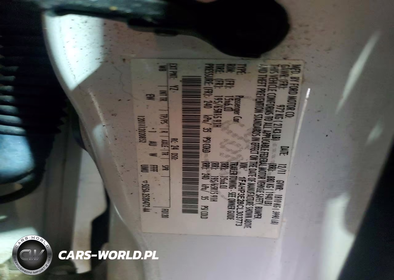 2012 Ford Focus VIN:1FAHP3E28CL303773 - 12