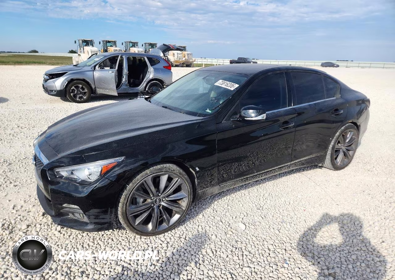 2016 Infiniti Q50 Red Sport 400 VIN:JN1FV7AP4GM421340 - 1